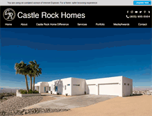 Tablet Screenshot of castlerockhomes.us